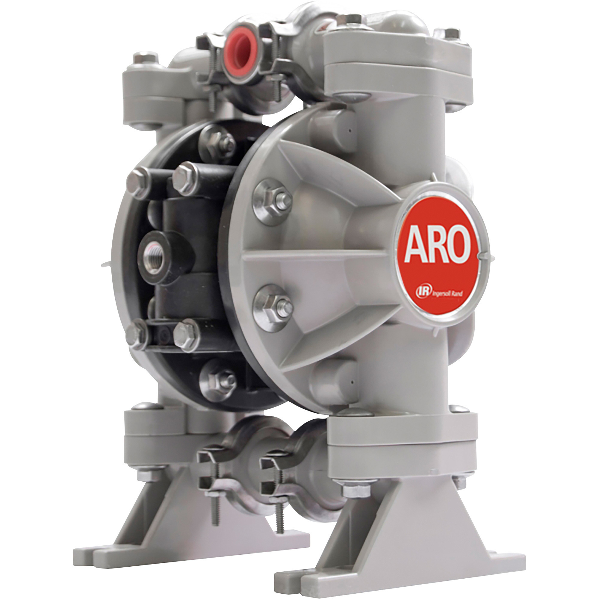 Ingersoll Rand Air-Operated Poly Nitrile Double Diaphragm Pump, 13 GPM, 1/2in. Inlet and Outlet, Model# 666053-322